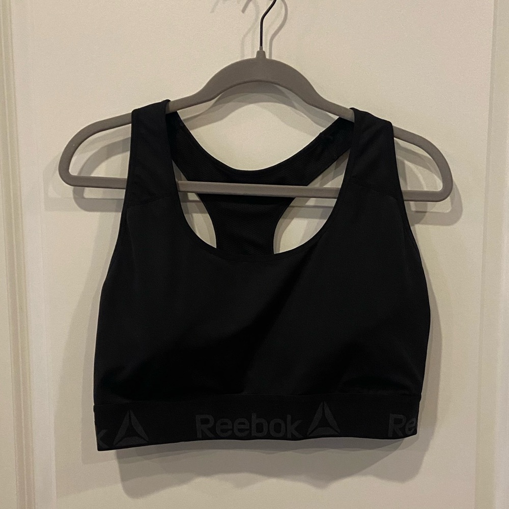 Reebok Women's Black Sports Bra Size 2XL